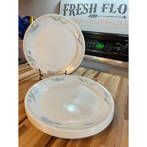 Corelle Blue Wreath Dishes